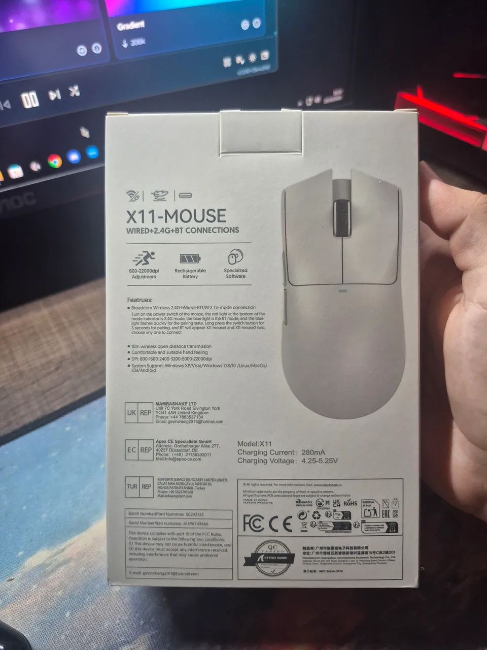 Mouse X11 (NOVO)  - Foto 2