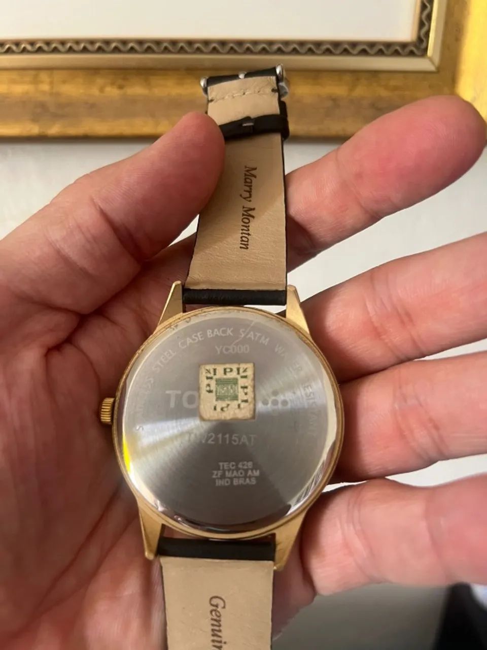 Relógio com caixa em Bronze da Marca Touch - Foto 3