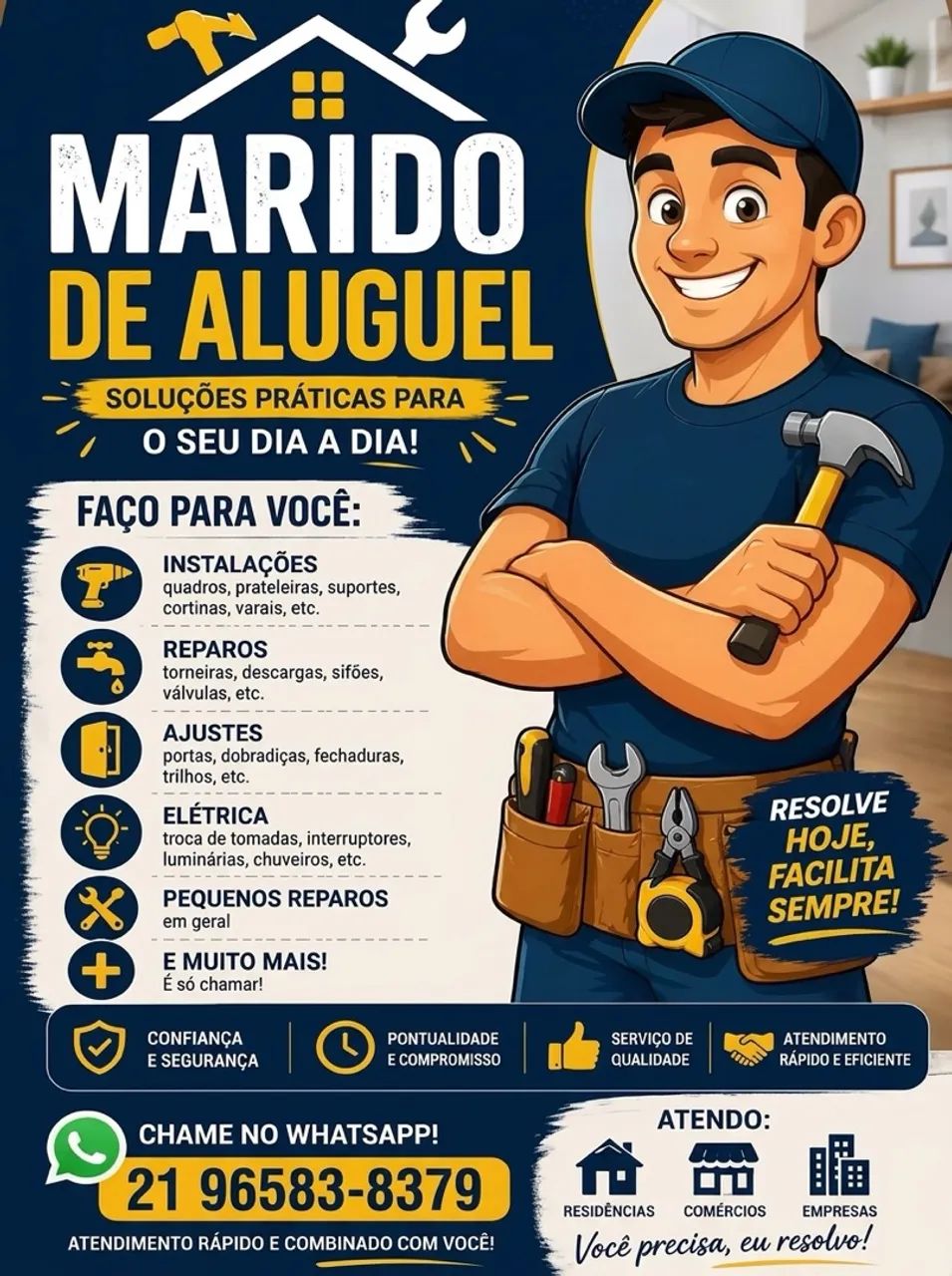 Marido aluguel reparos *