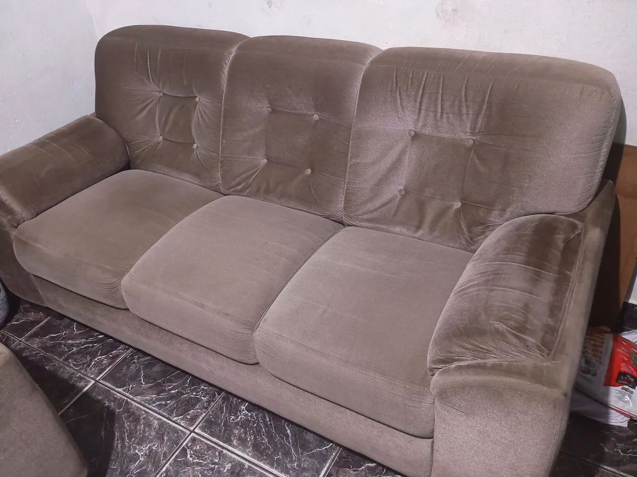 Jogo de Sofá Simples Sem Avarias - Tatuí  - Foto 2