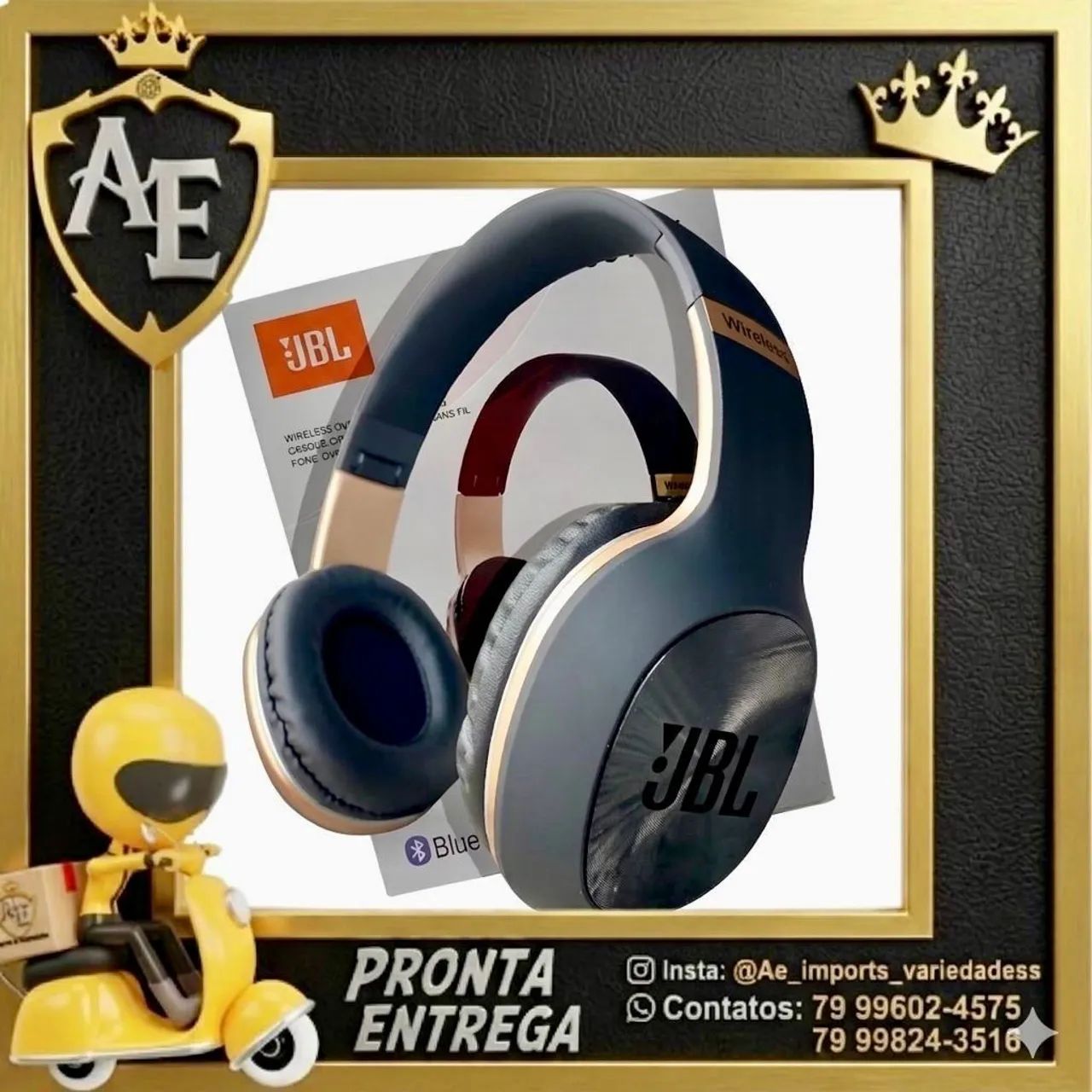 Fone Bluetooth JBL primeira linha