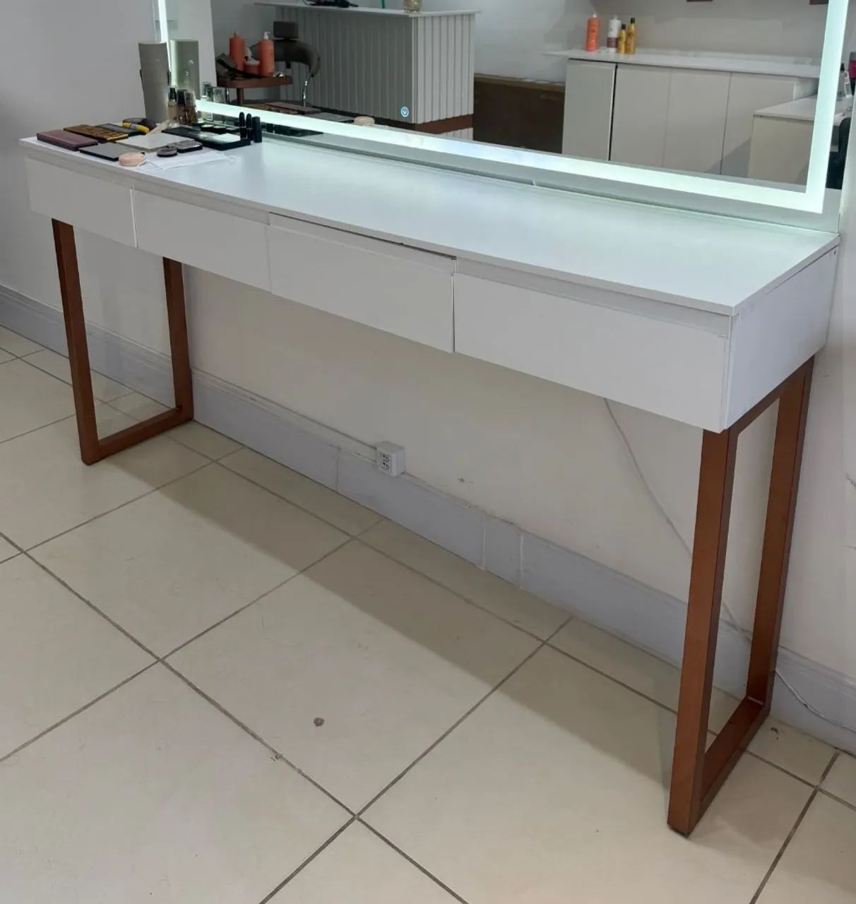 Bancada de cabeleireiro 