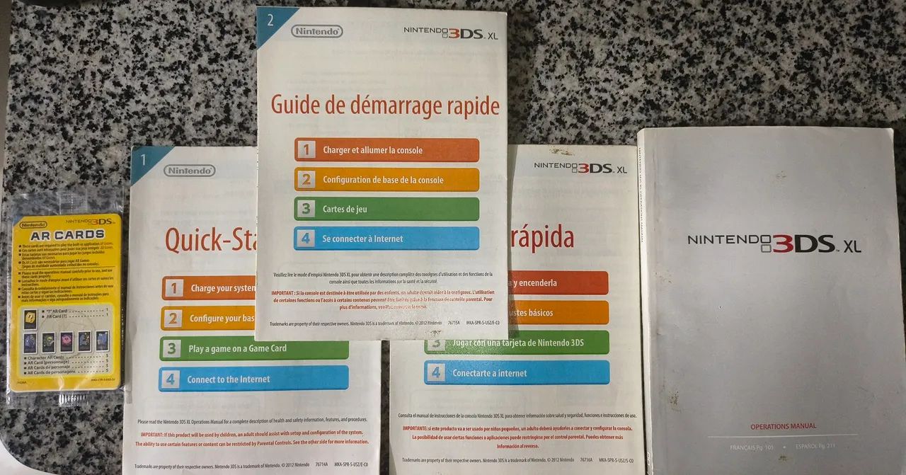 Manual e AR Cards Nintendo 3DS - Foto 4