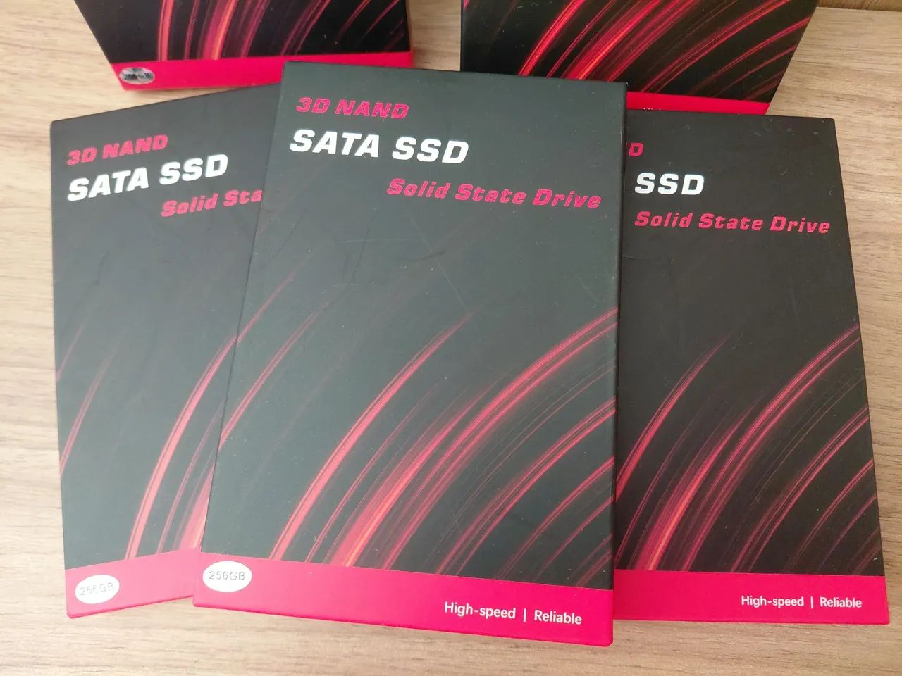 Kit 5 SSD Sata 3 256gb - Novo