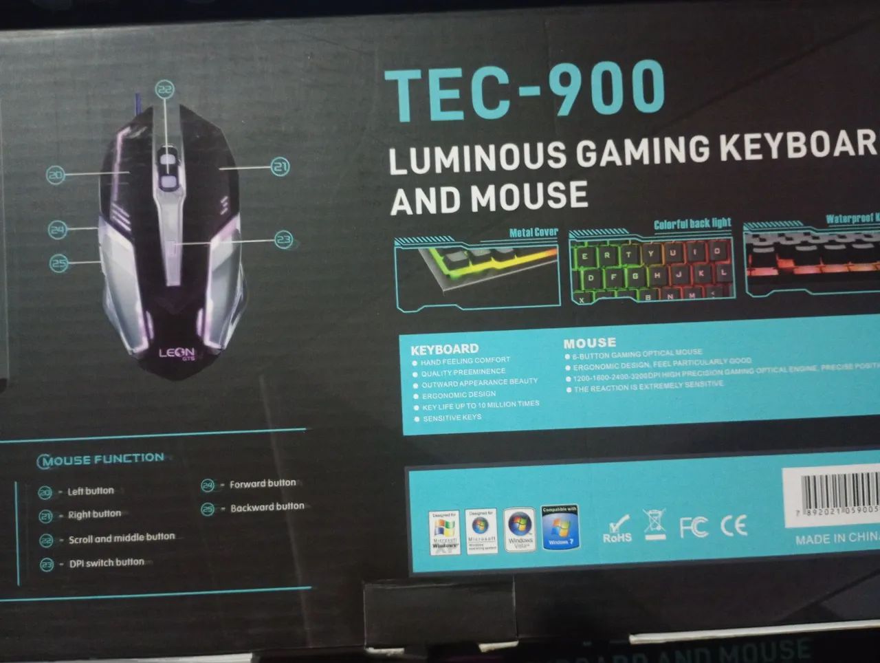 Mouse e teclado gamer  - Foto 4