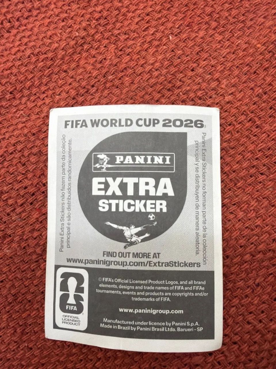 Figurinha Legend Original Panini Extra Copa 2026 bronze  - Foto 2