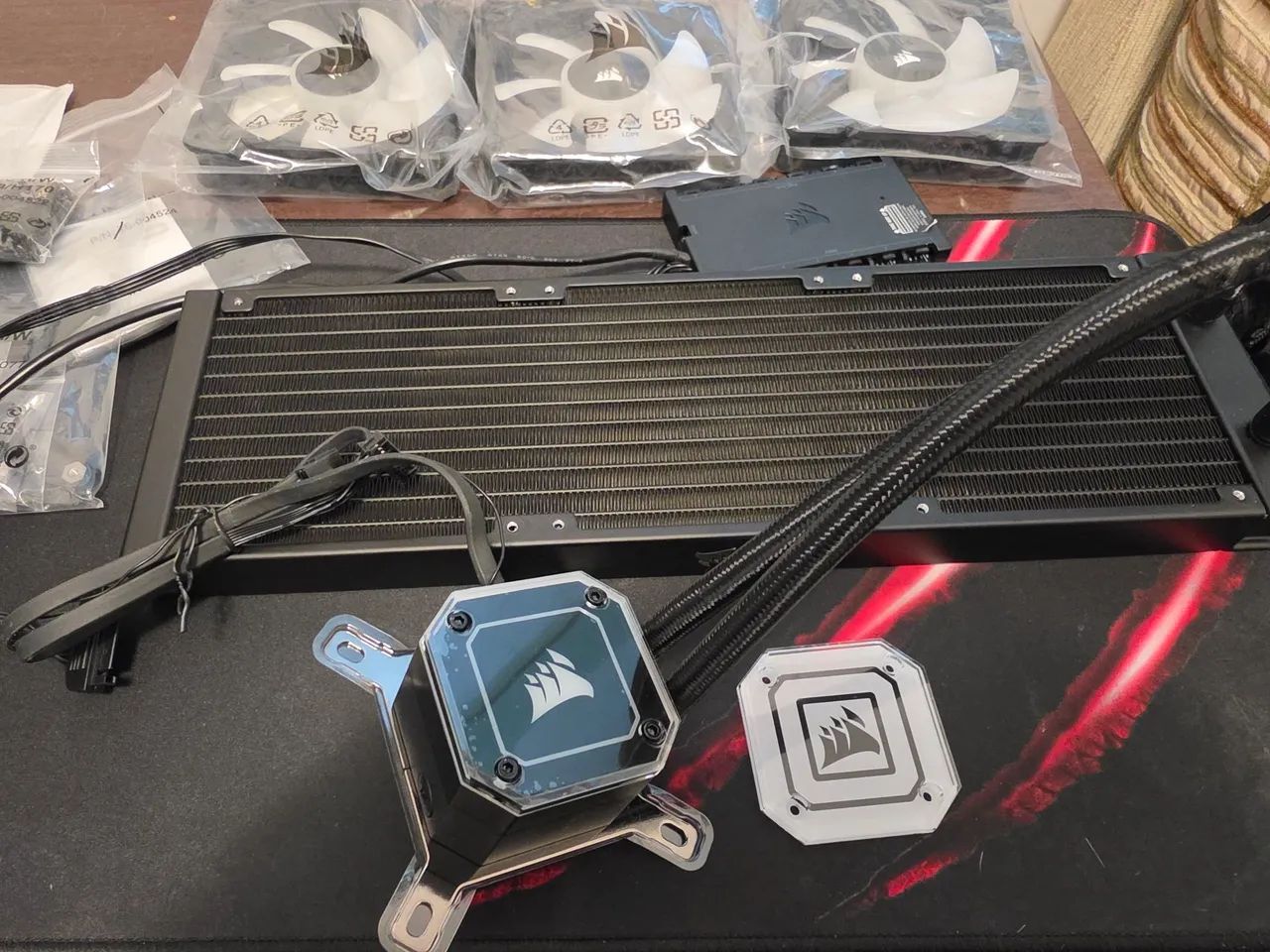 Water cooler Corsair iCUE H150i ELITE CAPELIX 360mm RGB - Foto 6