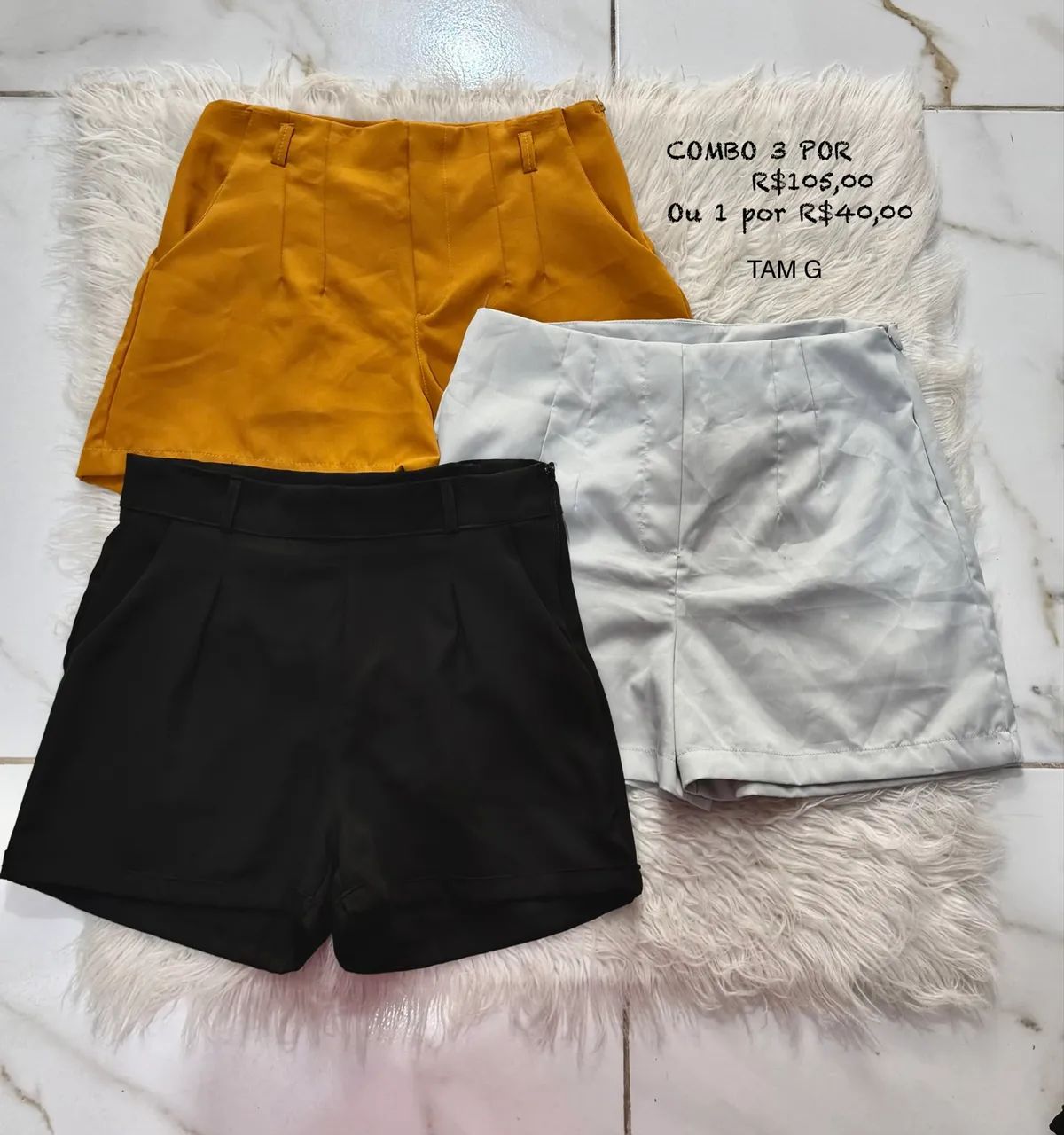 COMBO 3 SHORT ALFAIATARIA  - Foto 5