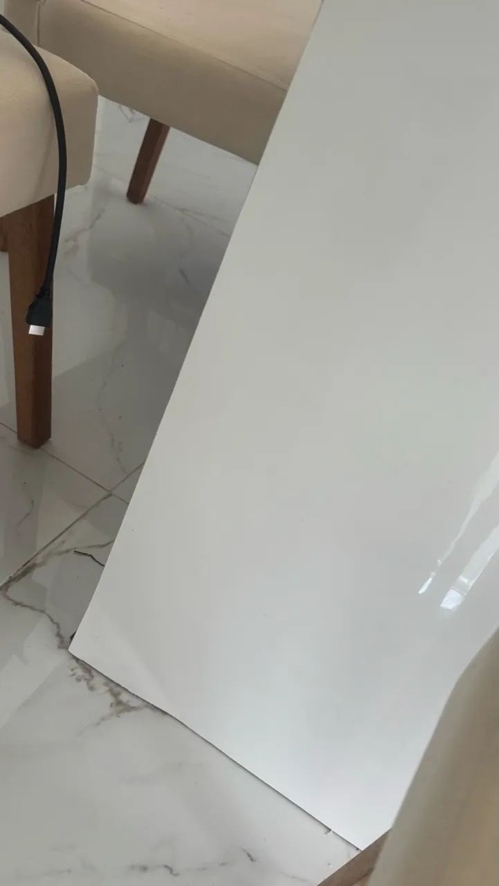 Mesa de jantar tampo de vidro  - Foto 3