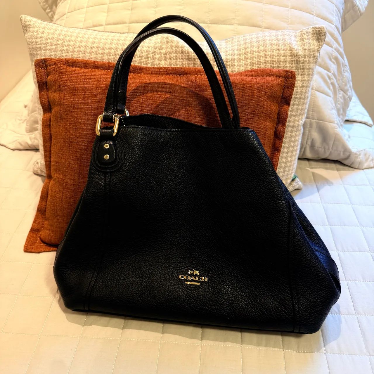Bolsa de couro Coach