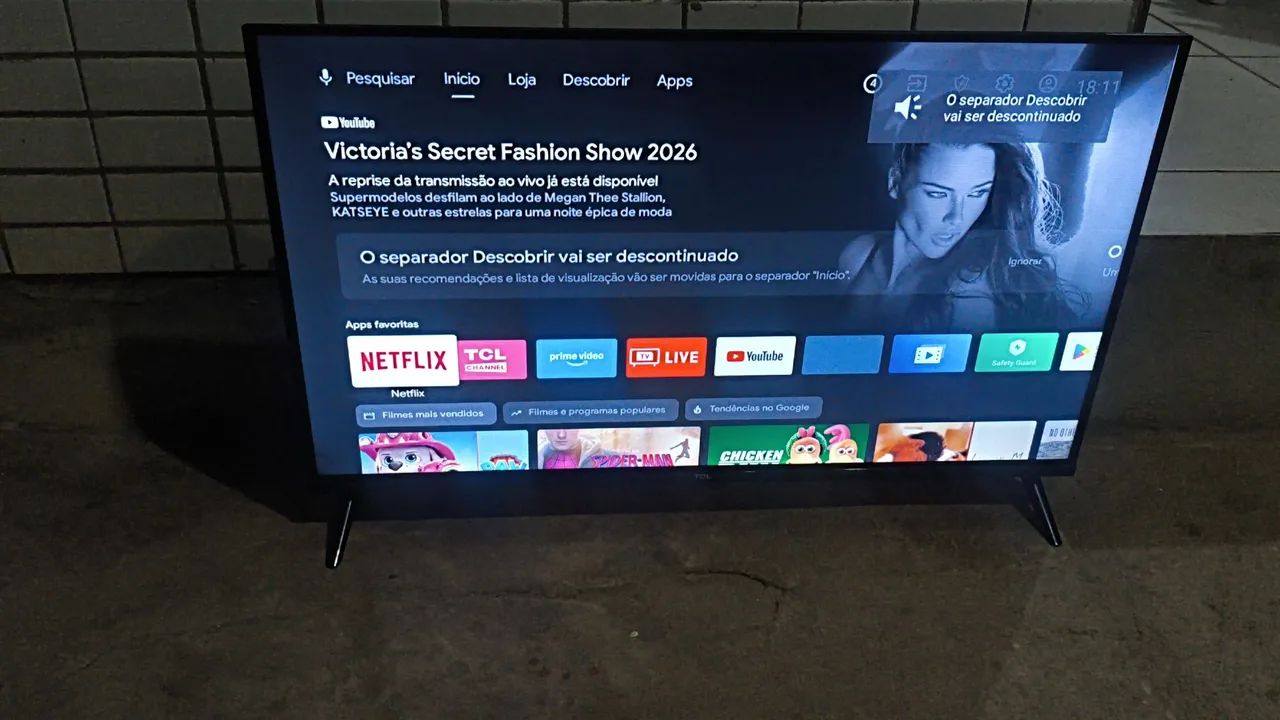 Tv Smart TCL 32 Polegadas Android Completa Top de Verdade  - Foto 3