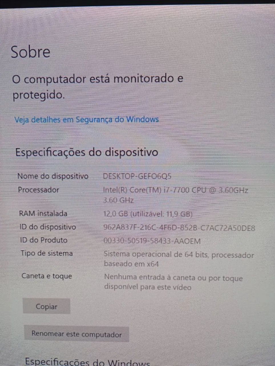 CPU i7 7700 3.60/4.20Ghz  - Foto 3