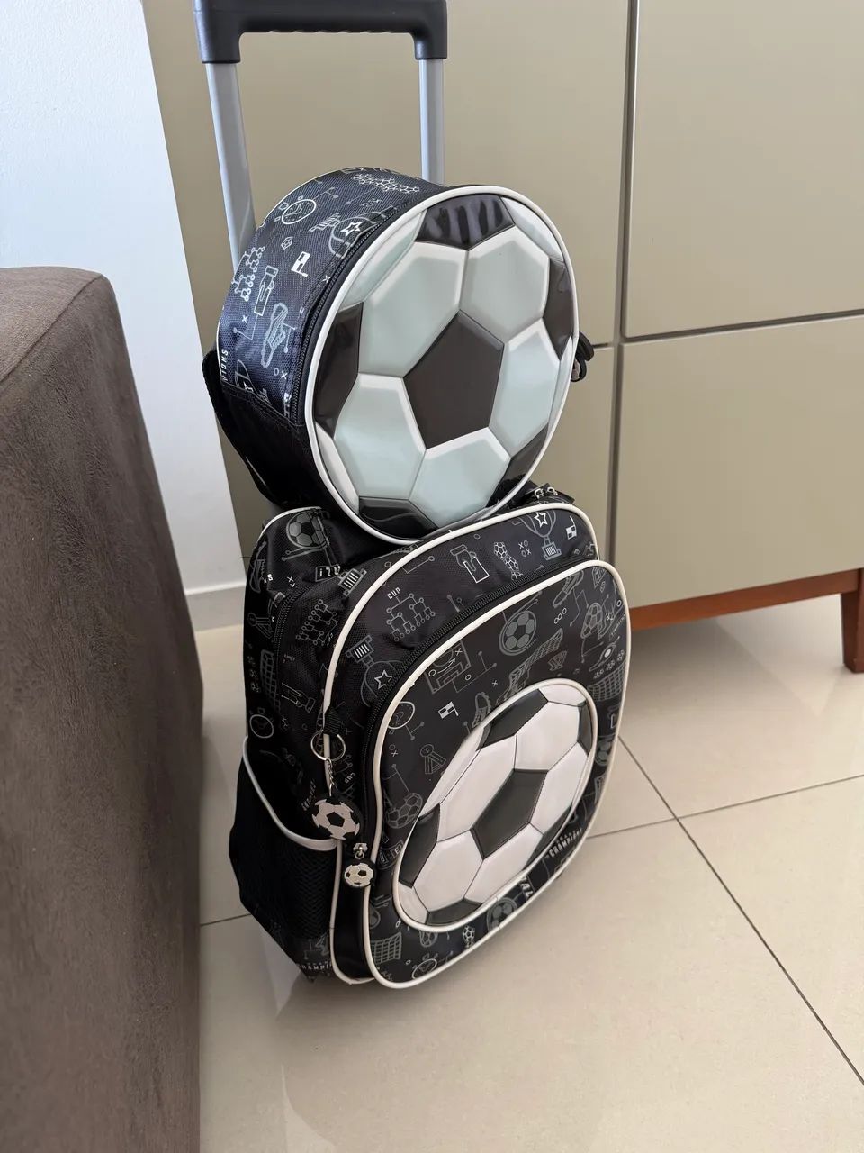 MOCHILA E LANCHEIRA FUTEBOL ?  - Foto 3