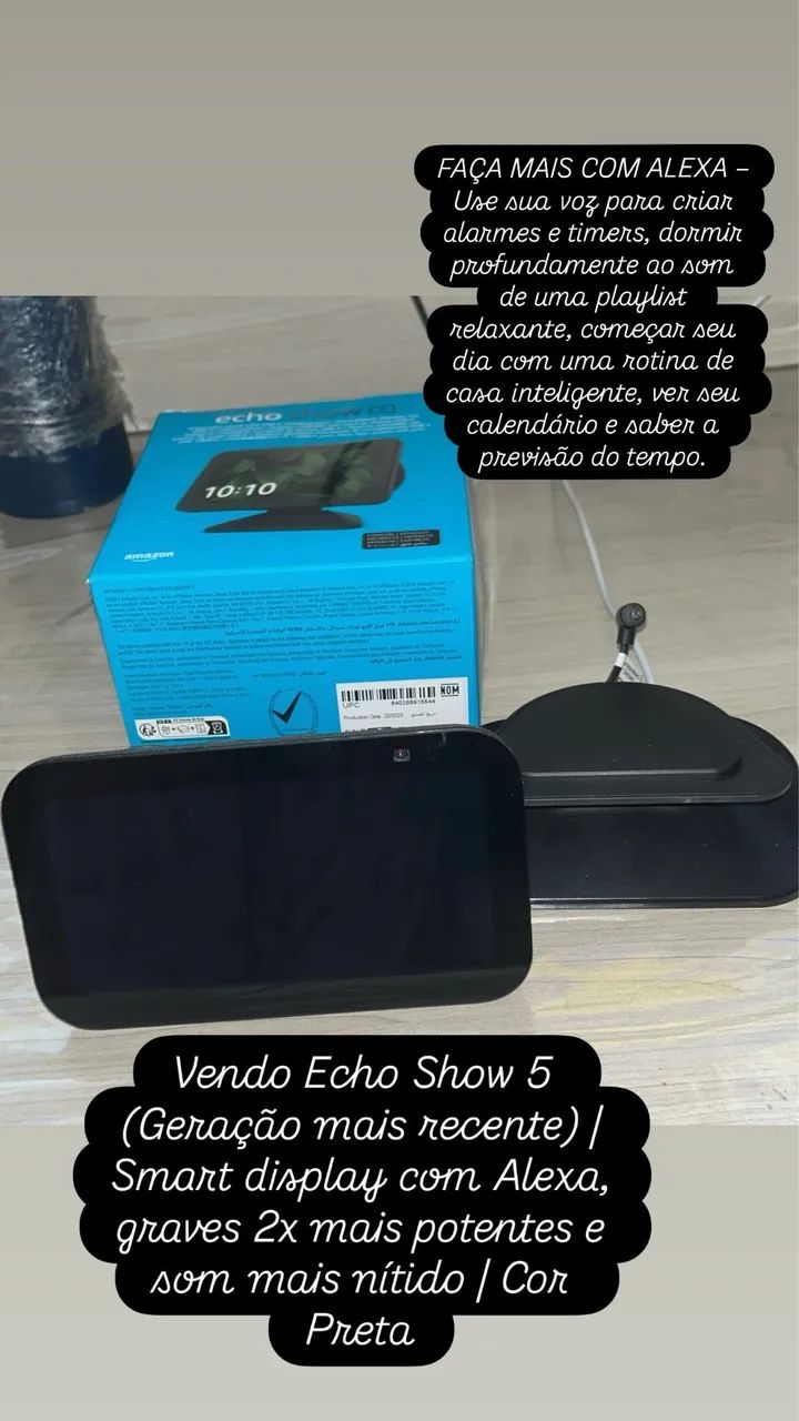 Echo Show 5 (Geração mais recente)