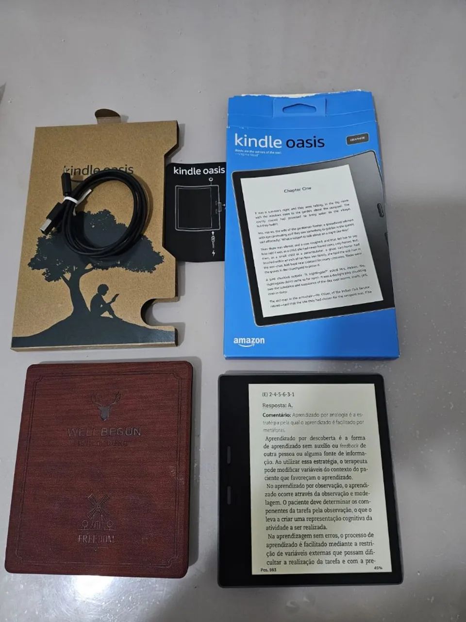 Kindle Oasis 7" + capa premium - Foto 2