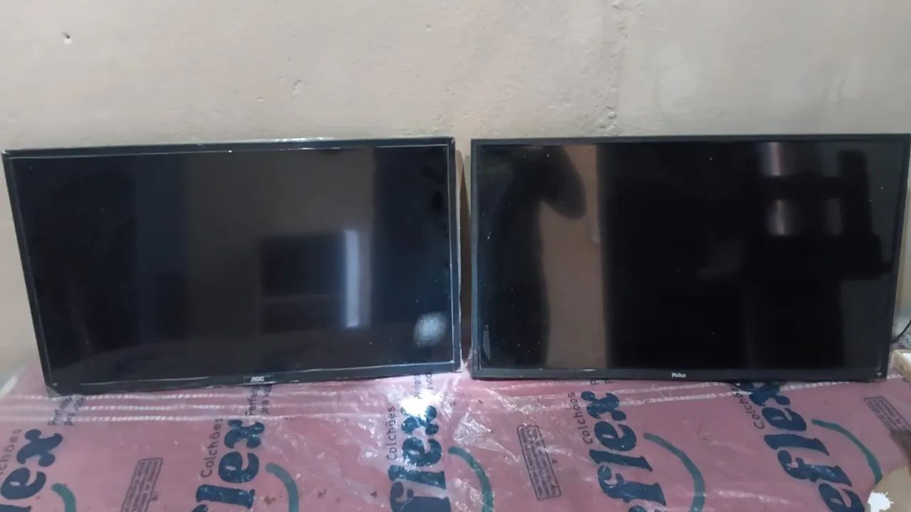2 tvs 32 polegadas pra retirada de peças 
