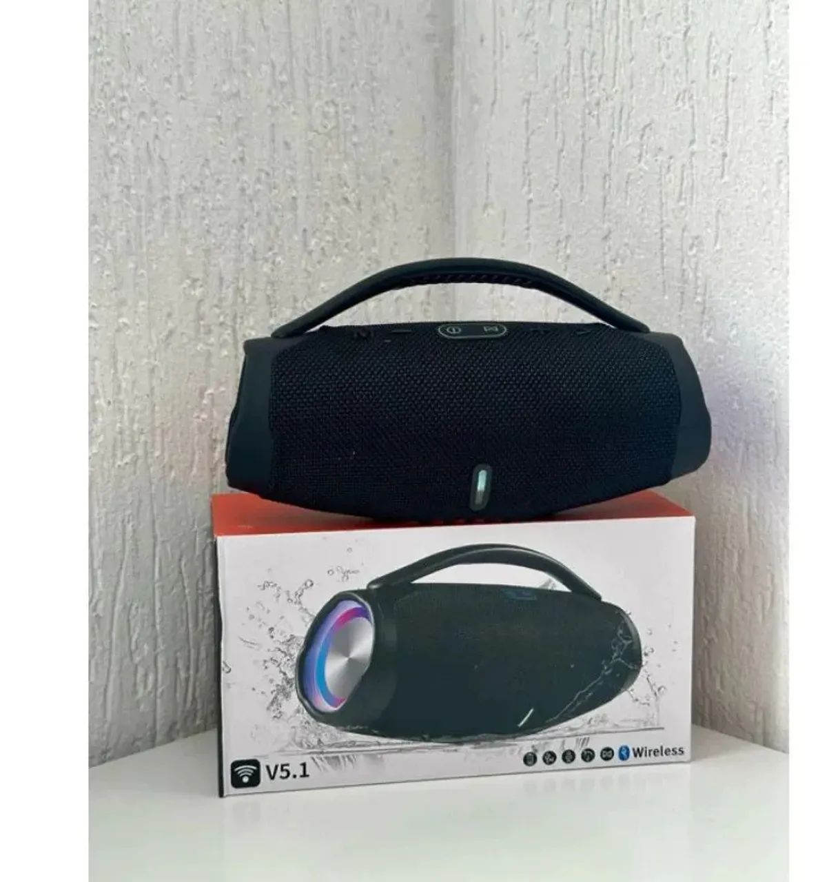 2 Caixas de Som BOMBOX 3 Portátil Bluetooth - Foto 2