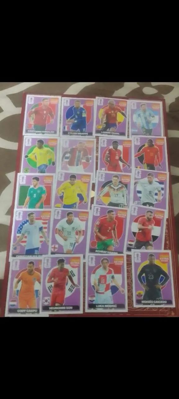 Kit completo 20 Legends Lilás Copa 2026