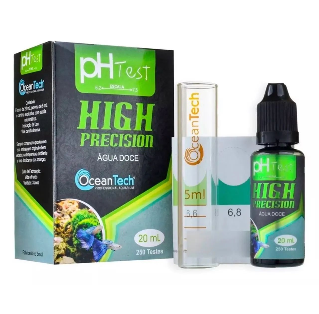 PH Test 20ml High Precision Oceantech + anticloro