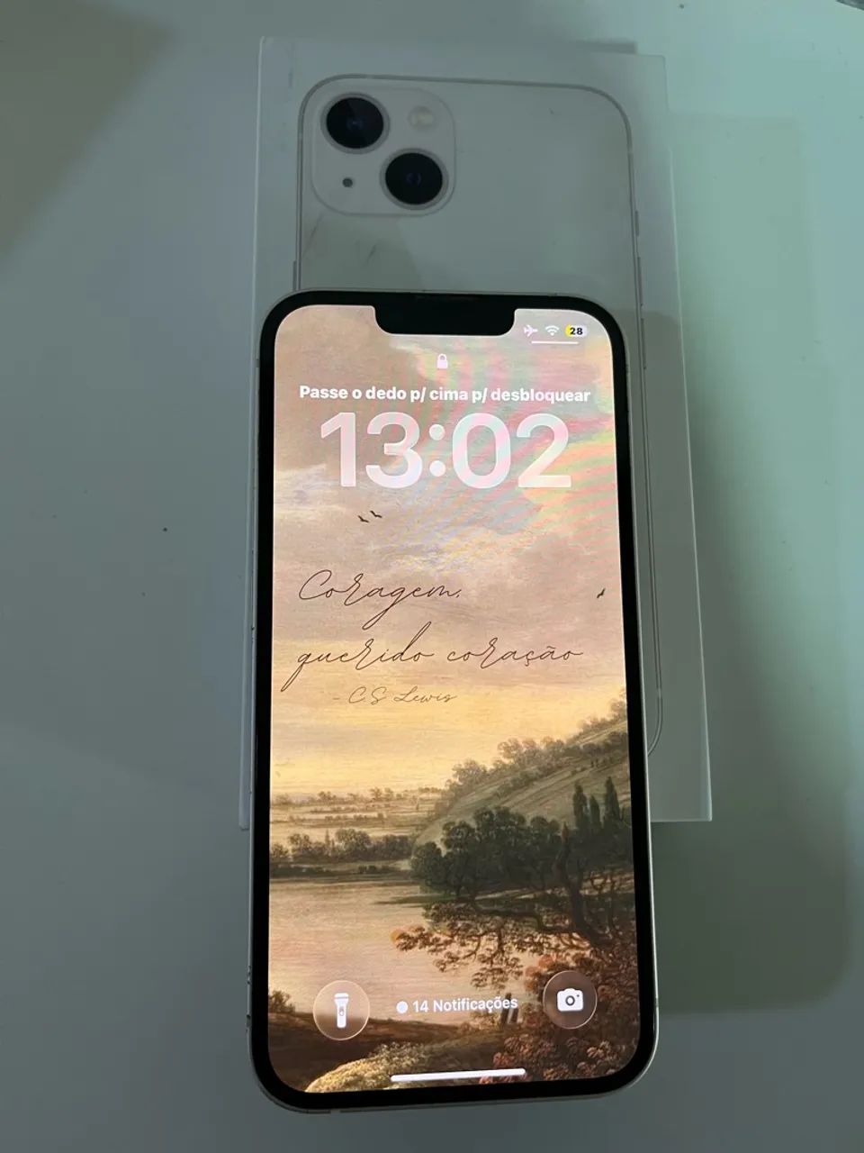 Vendo ou troco iPhone 13 128gb branco  - Foto 2