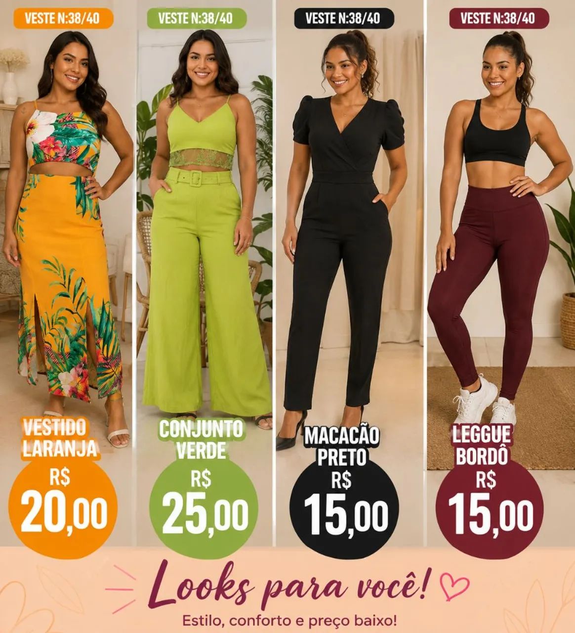 Roupas semi-novas