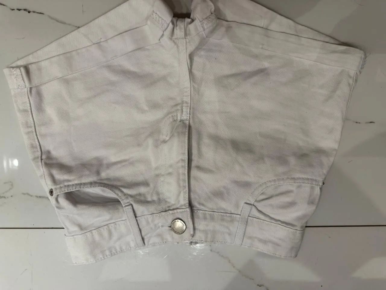 Short jeans Branco tamanho 12
