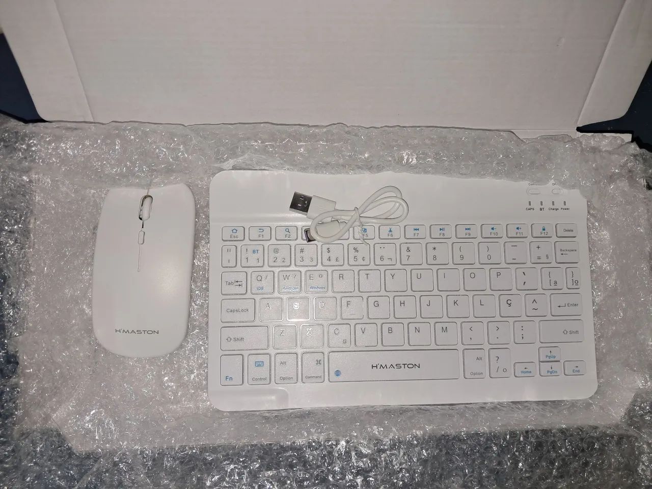[NUNCA USADO] Combo teclado sem fio e mouse HMaston - Foto 2