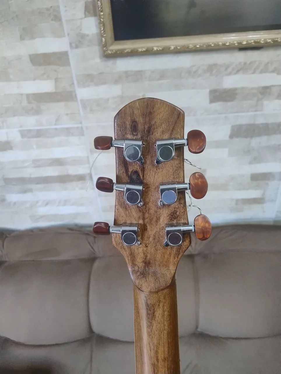 Violão vazando luthier regulado com cordas de náilon  - Foto 4