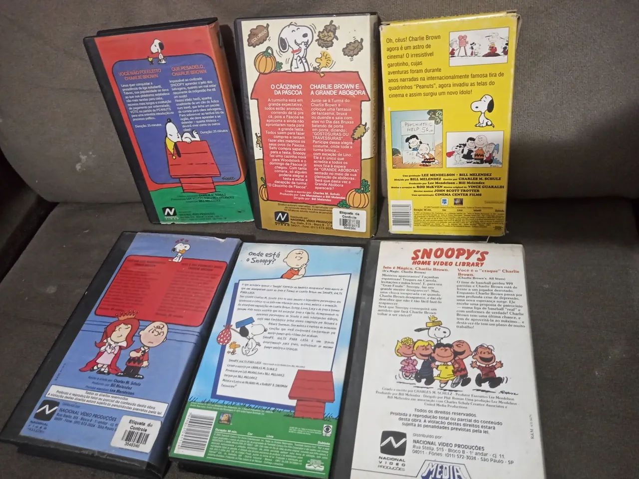 Fitas VHS Snoopy Charlie Brown - Foto 2