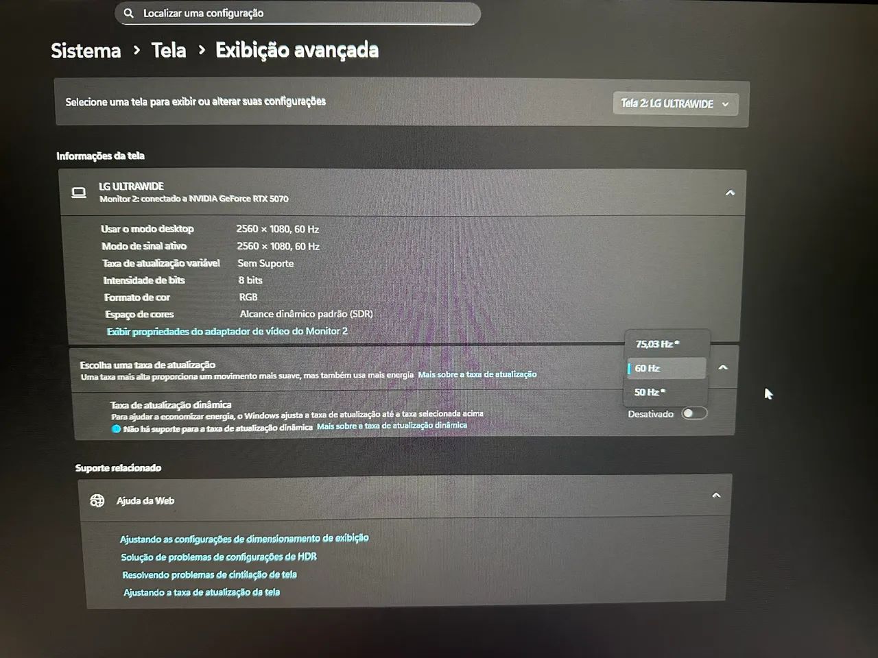 Monitor LG ULTRAWIDE 25 75HZ - Foto 2