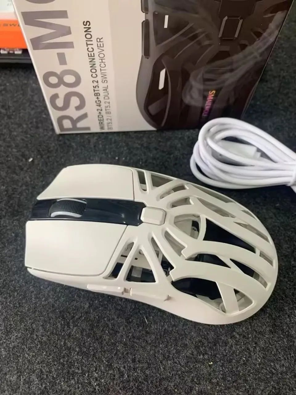 Mouse SmailWolf RS8 Tri-Mode sem fio - Foto 3