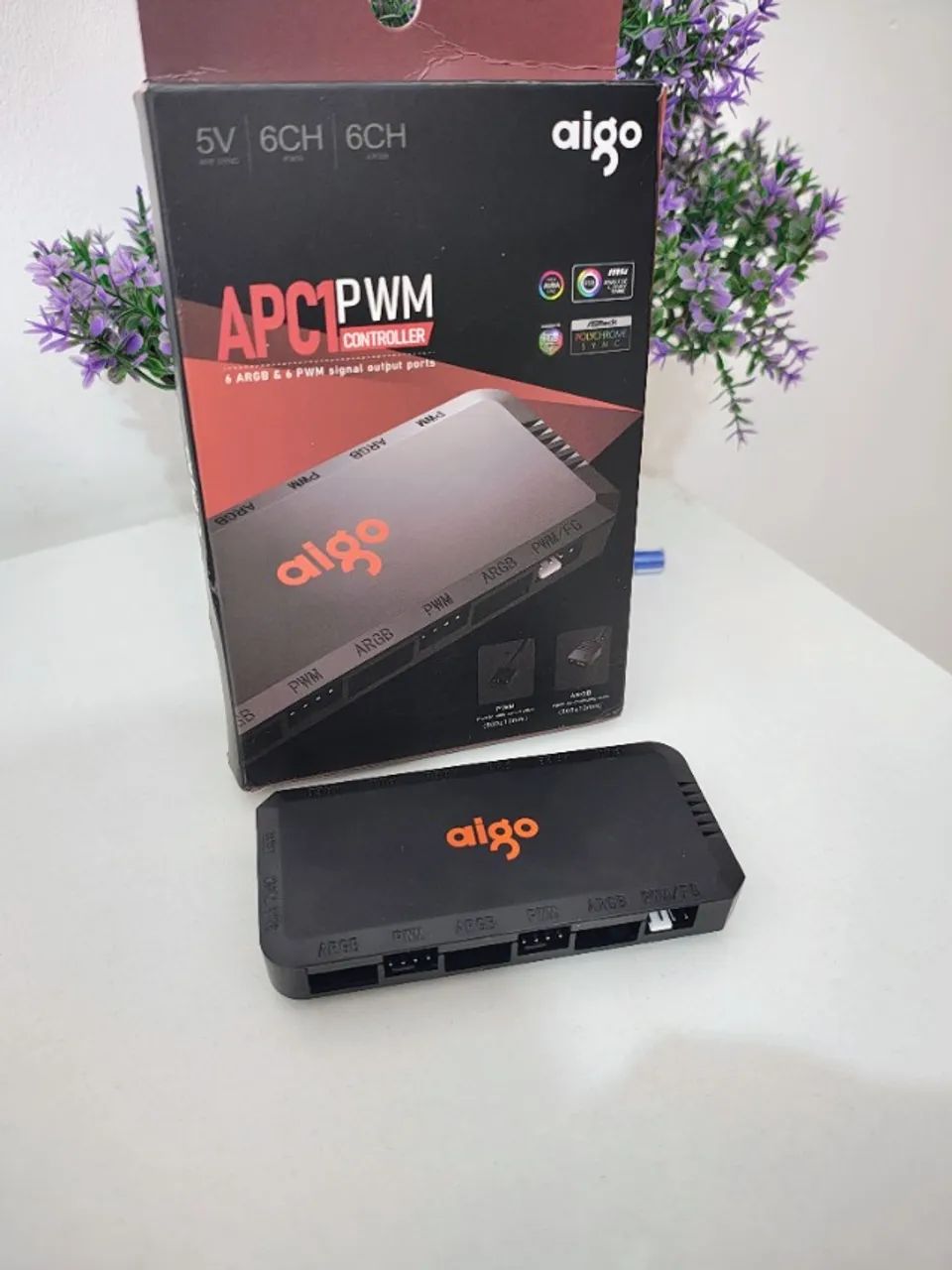 Controladora RGB Aigo APC1 PWM NOVA, nunca usada e na caixa original ...