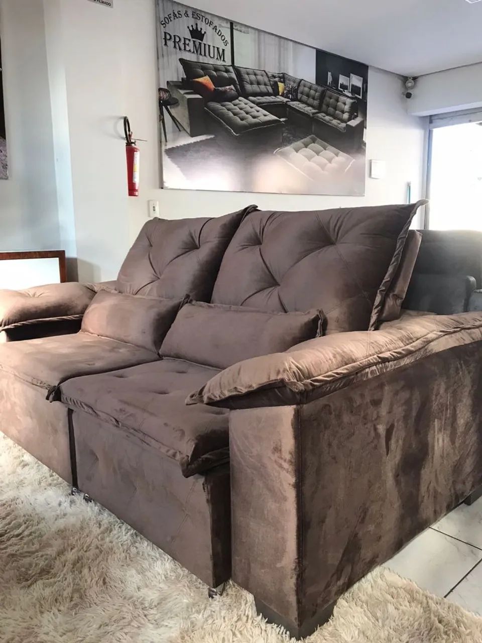Sofá retrátil  promoção entrega gratis - Foto 2