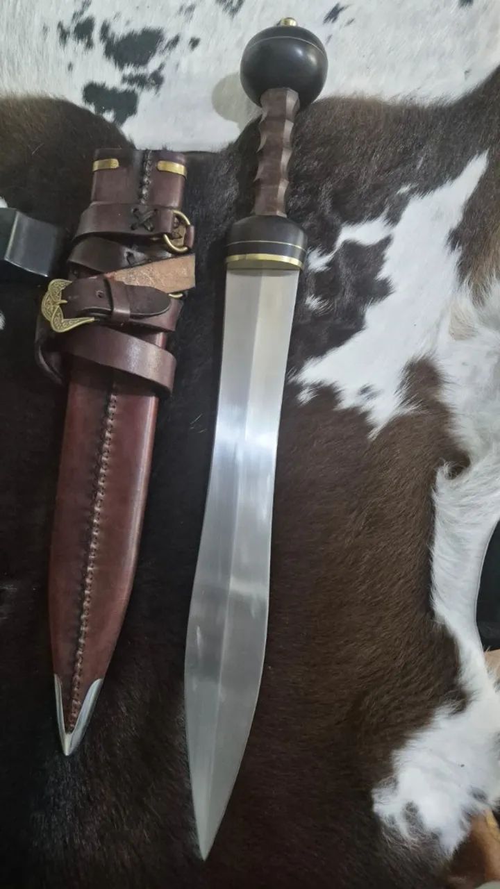 Espada Romana em aço carbono 5160 - Foto 3