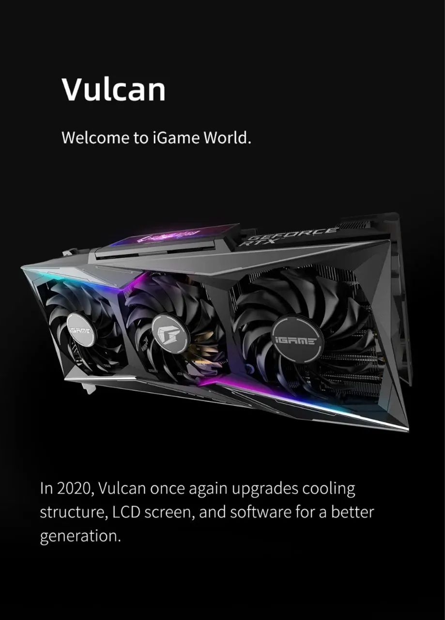 RTX VULCAN 3080 com tela LCD - Foto 5