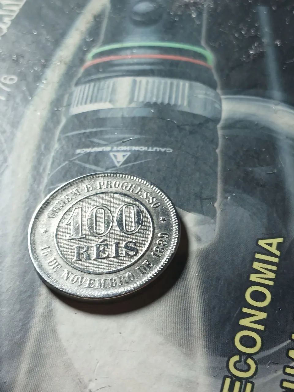 Moedas Flor de cunho 1889 com sigla valor a combinar 