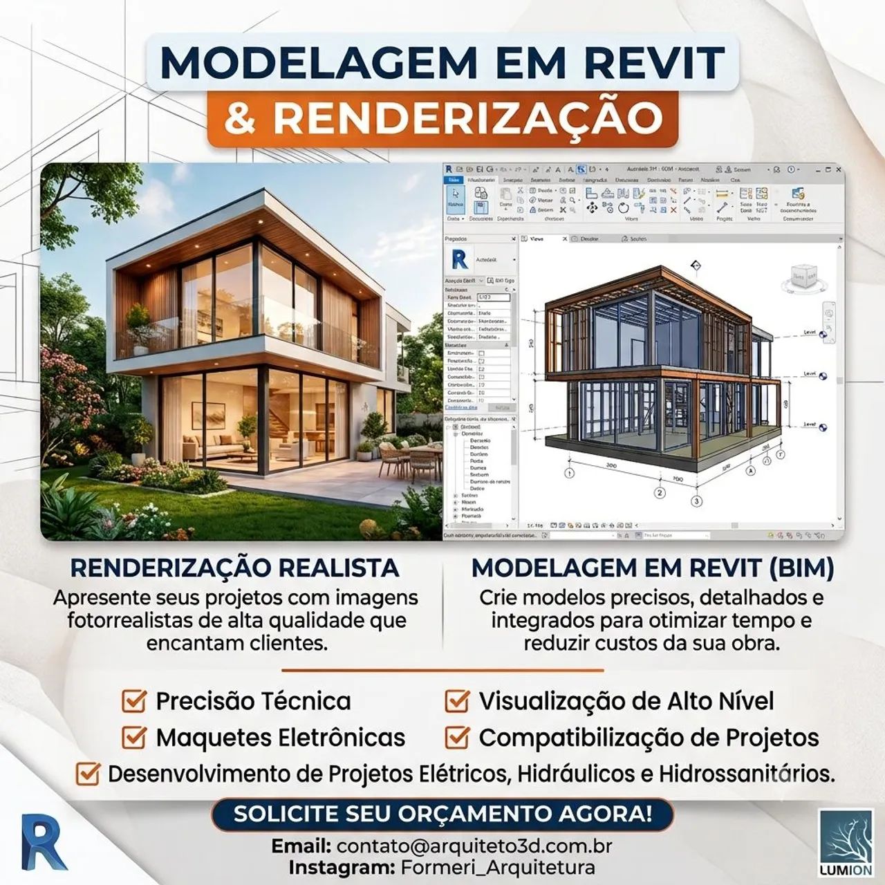Transforme seus projetos de arquitetura e engenharia em realidade
