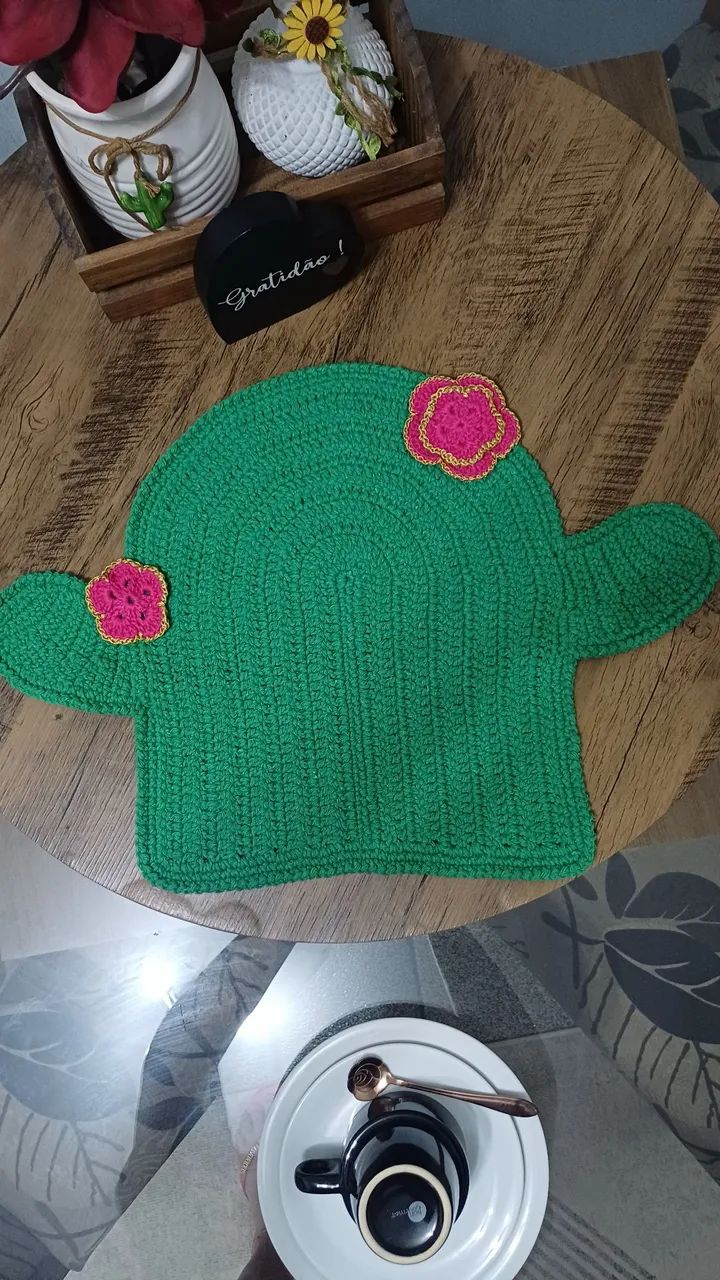 Jogo americano em crochê