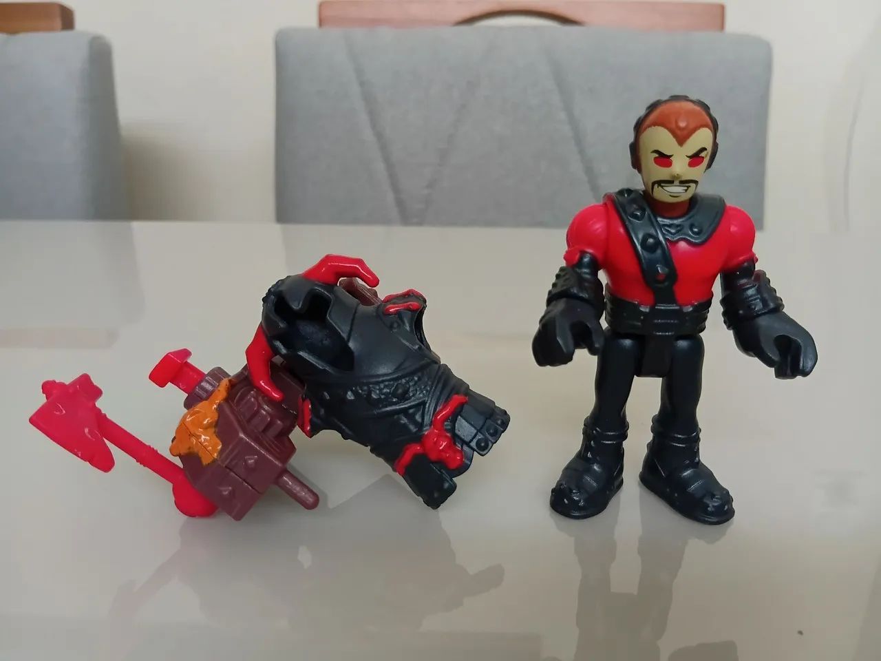 steppenwolf (lobo da estepe) dc super friends - imaginext - Foto 3