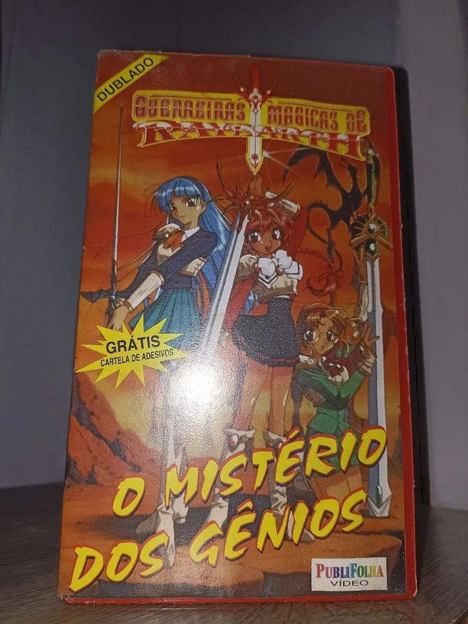 VHS RARO - (Guerreiros Mágicos de Rayearth: O Mistério dos Gênios