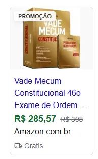 Vade Mecum Constitucional 46º Exame de Ordem OAB  - Foto 2