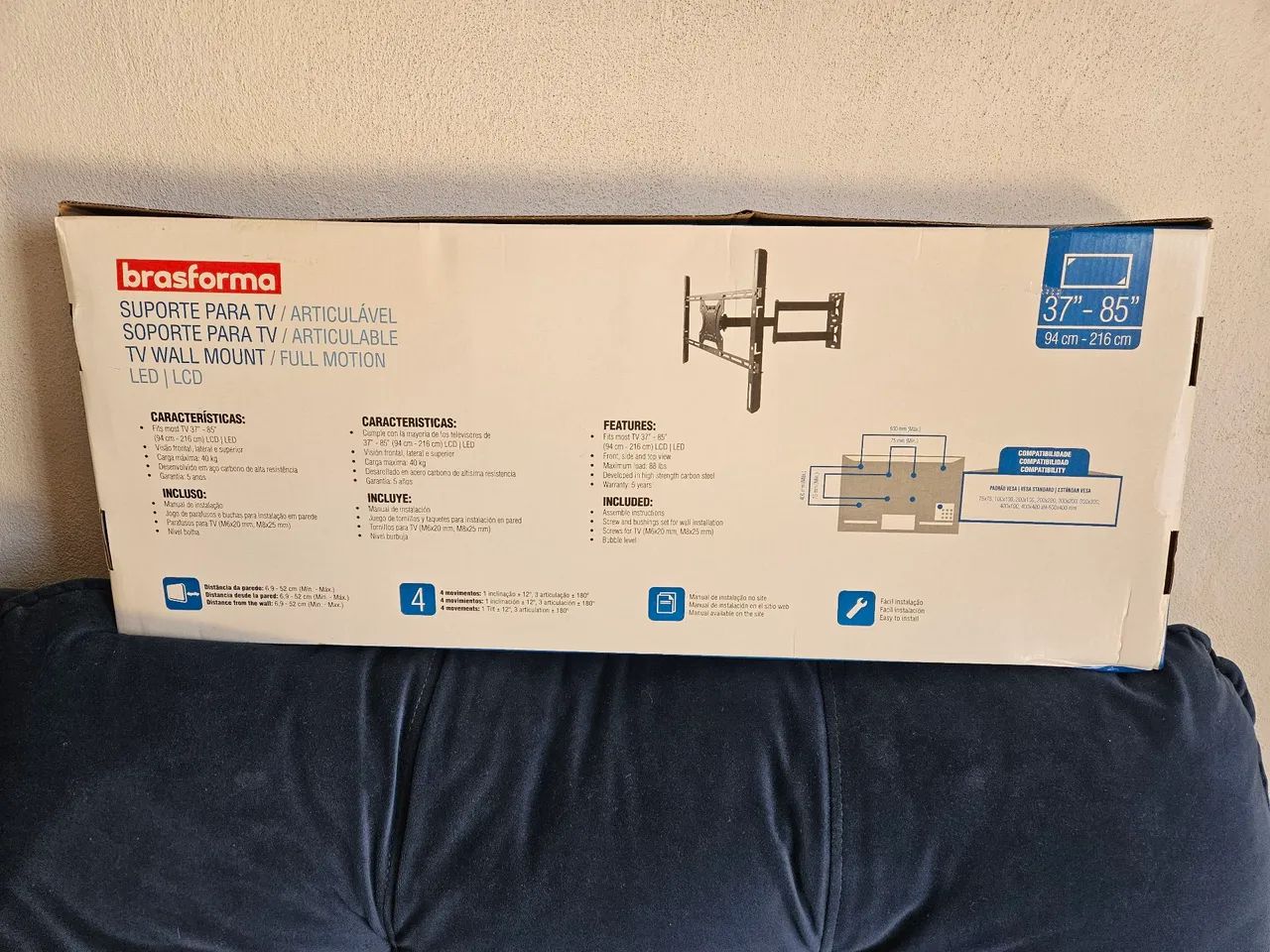 Suporte articulado para TV de 32 a 85 polegadas. - Foto 3