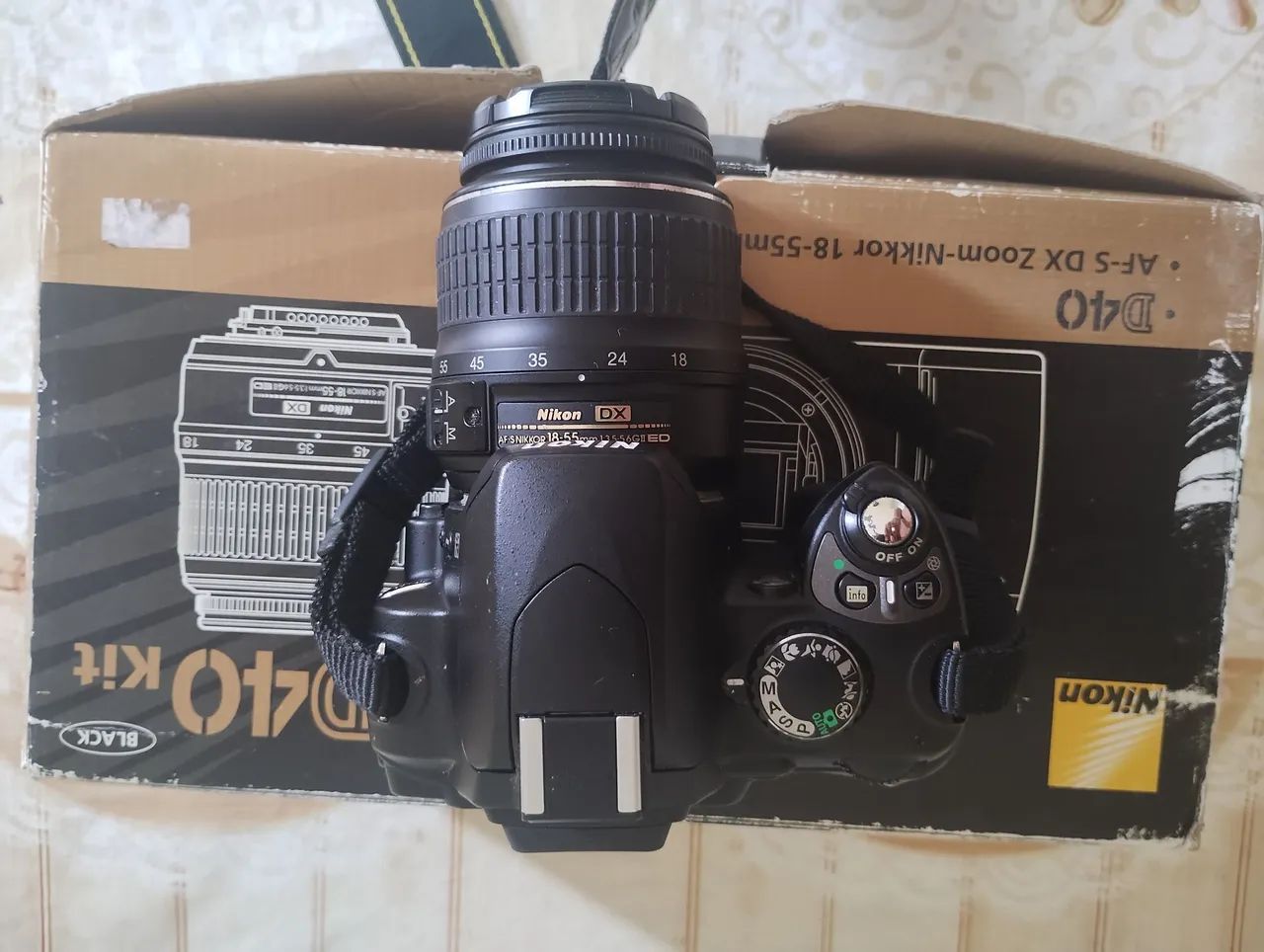 CÂMERA NIKON D-40 SEMI NOVA - Foto 2