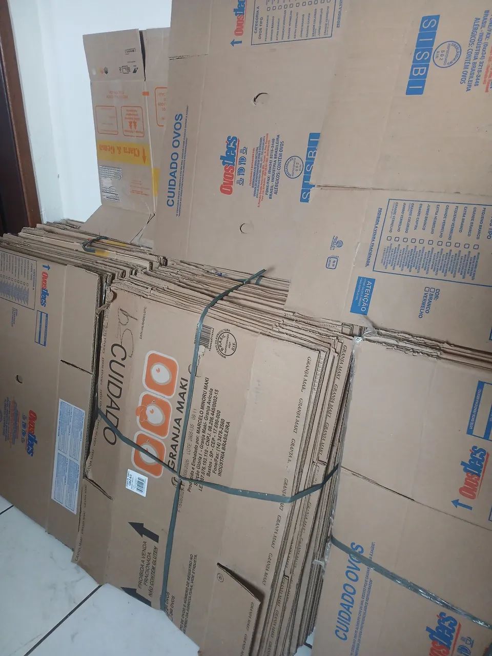 Caixas  de papelão para mudanças 2.00 cada