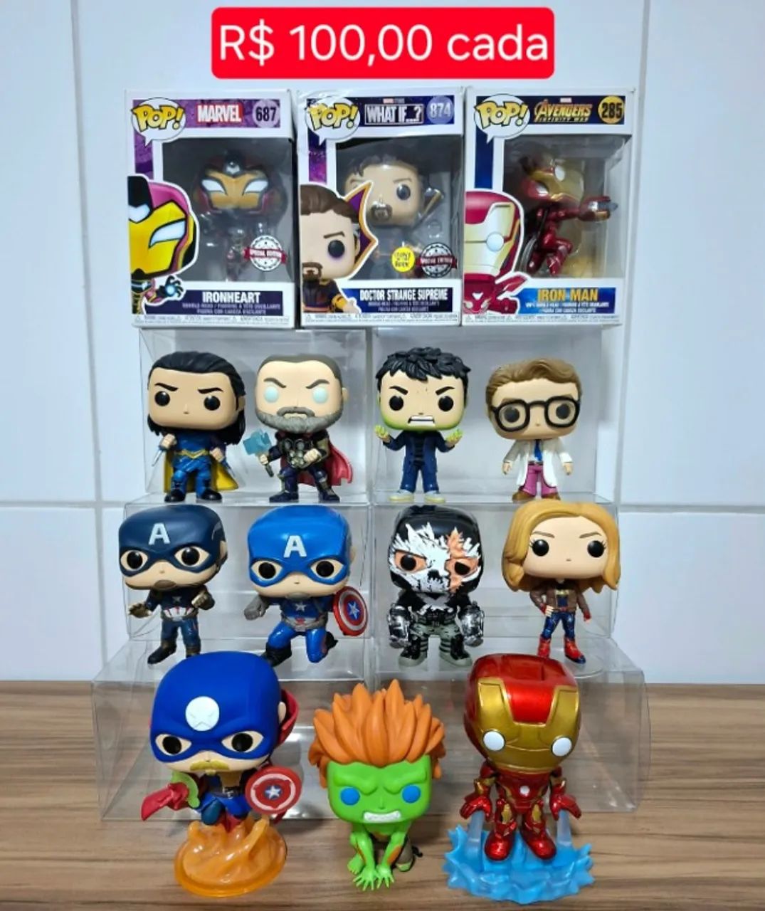 Funko Pop! Marvel e Street Fighter 