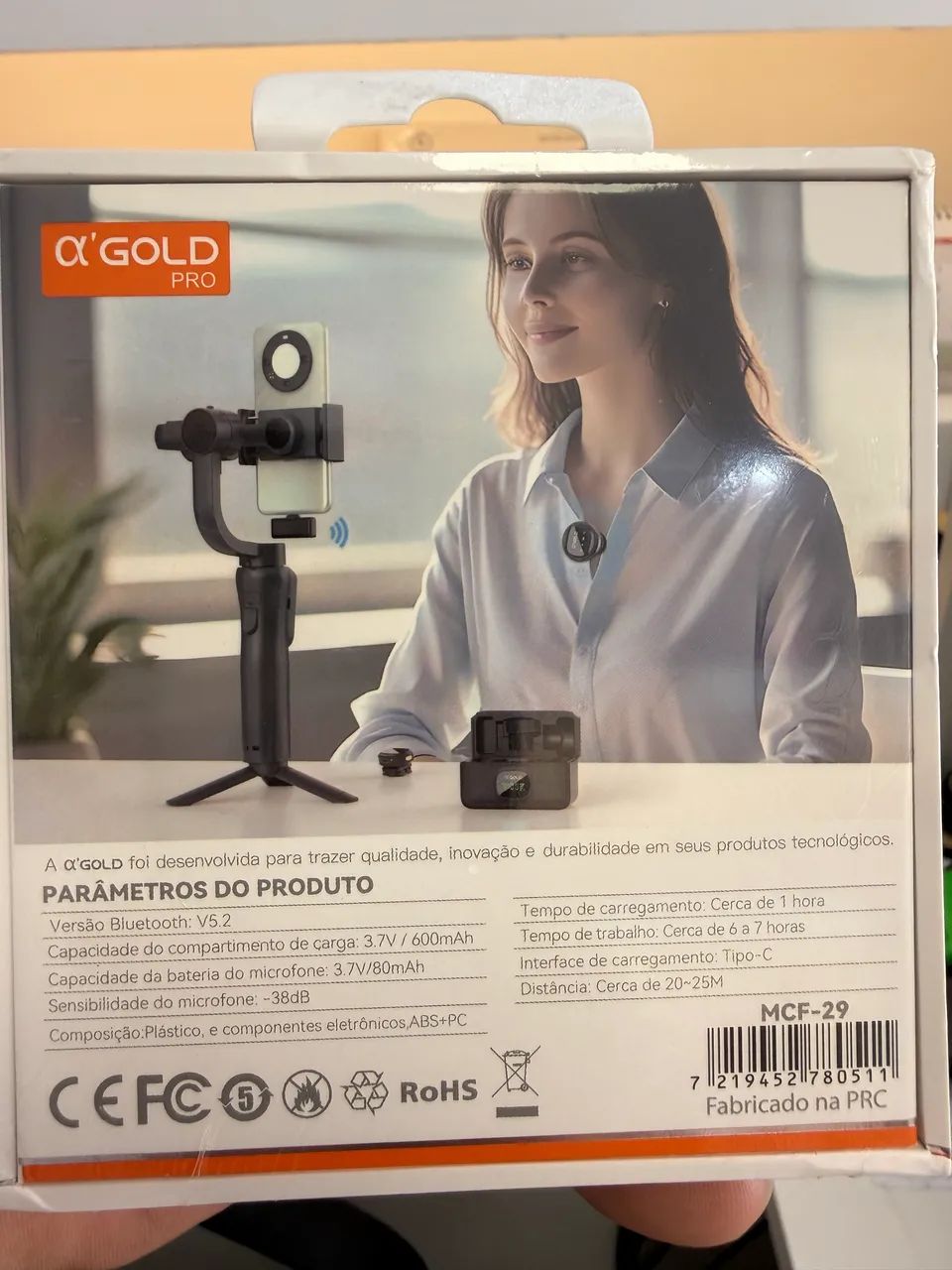 Microfone de lapela de ótima qualidade  - Foto 2