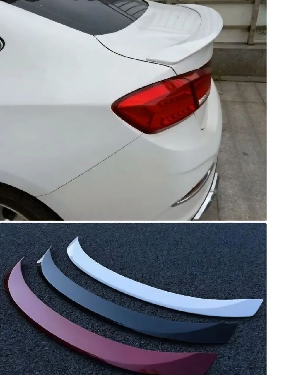 Aerófolio Cruze sedan 2017 a 2020 1.4 turbo (Preto) - Foto 2