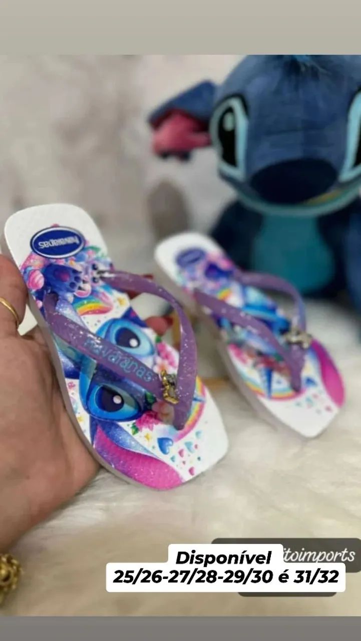 Havaiana infantis Masculino é Feminina  - Foto 6