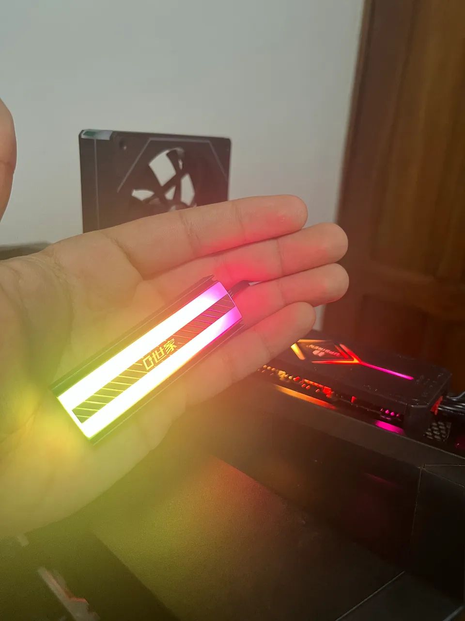 Dissipador Teucer SSD M.2 NVMe ARGB - Foto 2