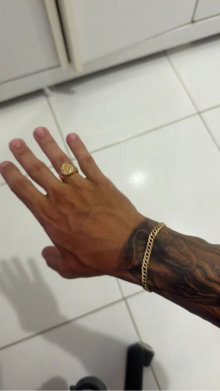 Anel de ouro 18k
